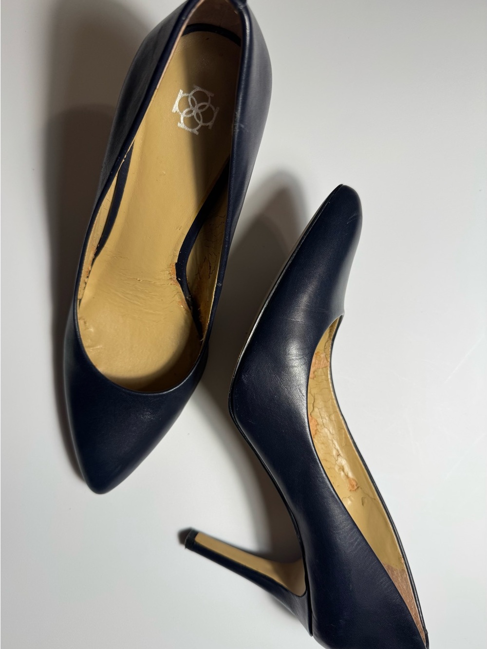 Ann Taylor Classic Navy Pointed-Toe Women's Pumps